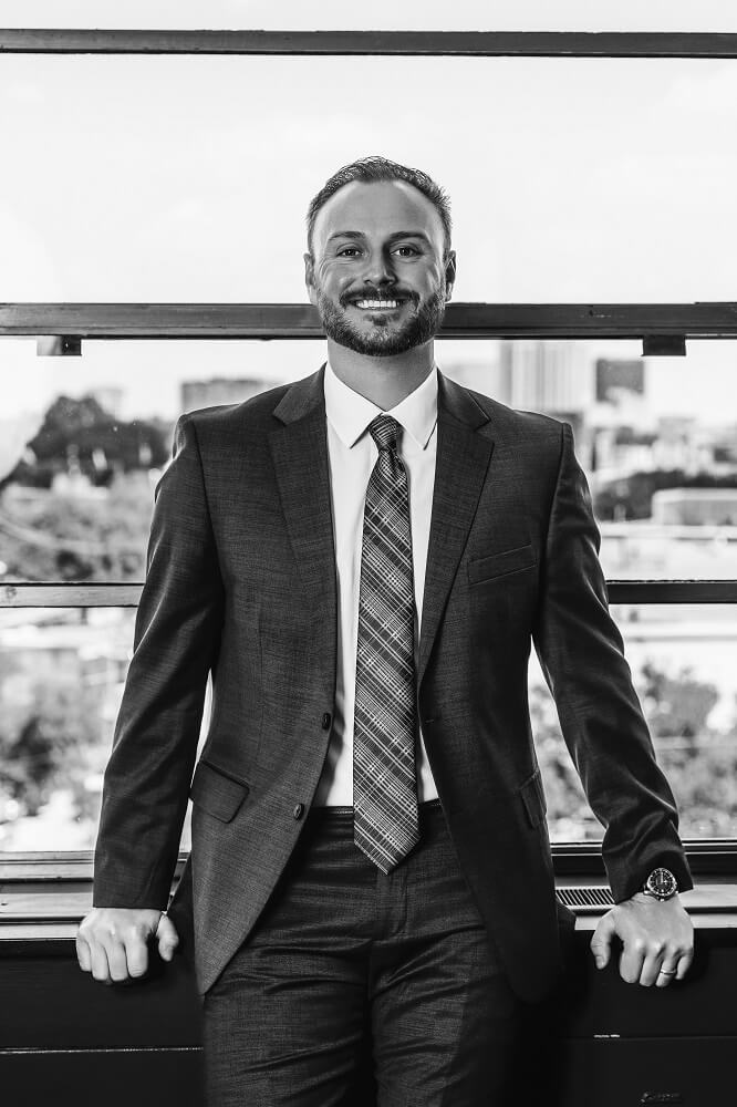 Dalton Bowman Black & White Headshot