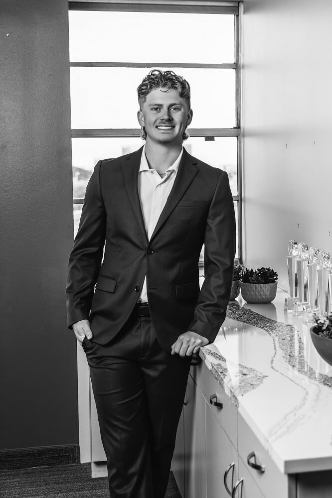 Jonah Rupe Black & White Headshot